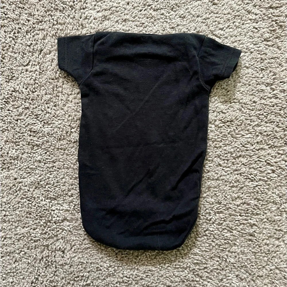 Black #tbt Baby One-Piece Bodysuit